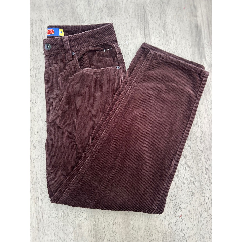 Empyre Relaxed Fit Corduroy Pants Mens 28 Brown Wide Wale Skate Trousers